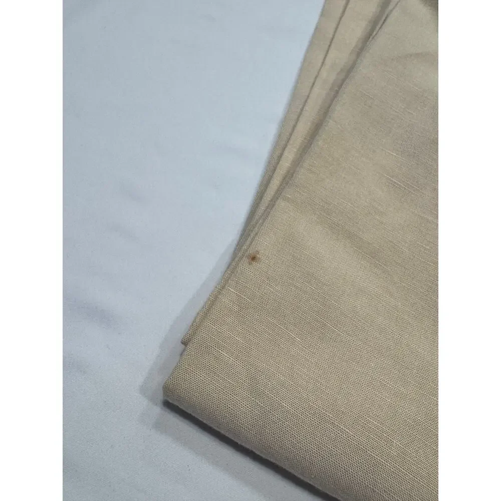 Louis Raphael Men's Tailored Linen Blend Dress‎ Pants 35 W x 32 Inseam Beige